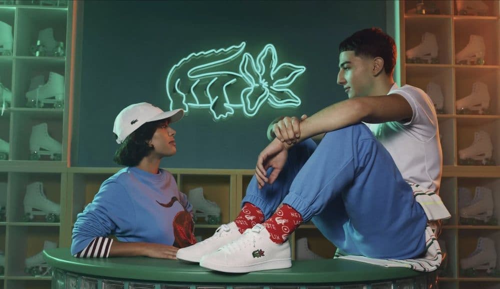 The new Lacoste collection inspired by Netflix series.