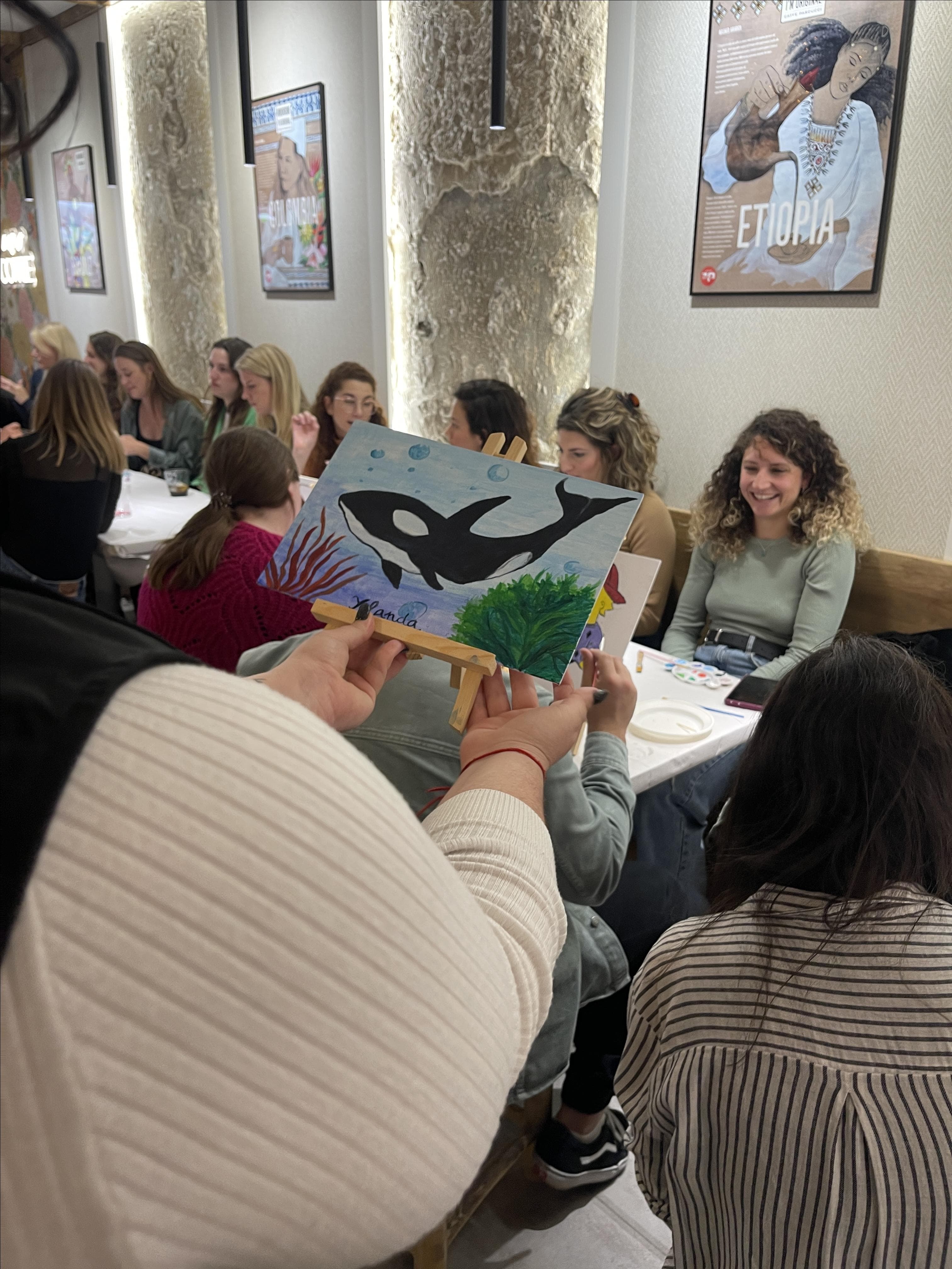 Libera tu arte con este brunch creativo en el centro de Málaga