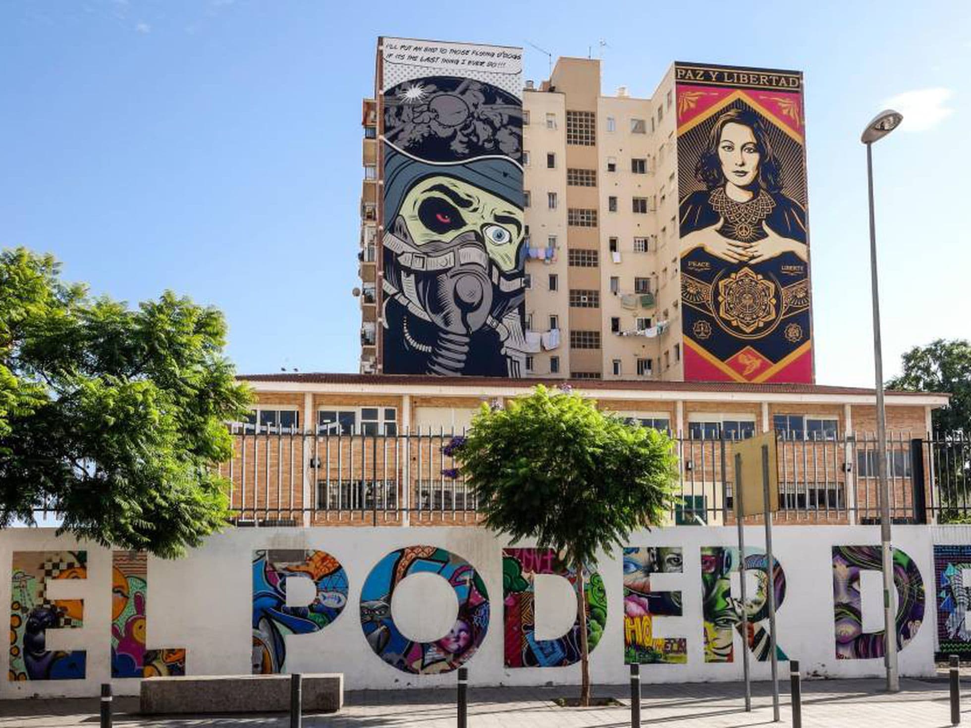 Cultural route through the Soho district of Malaga